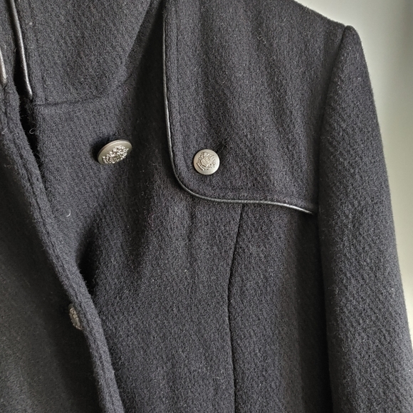 Projek Raw Wool Blend Pea Coat - Picture 3 of 8